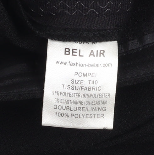 Womens UK Size 12 Belair Slim Fit Casual Business Party/Cocktail Black Trousers