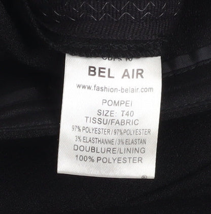 Womens UK Size 12 Belair Slim Fit Casual Business Party/Cocktail Black Trousers