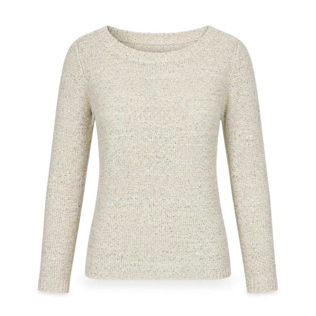 Womens UK Size 10 Atmosphere Beige Pullover Jumper