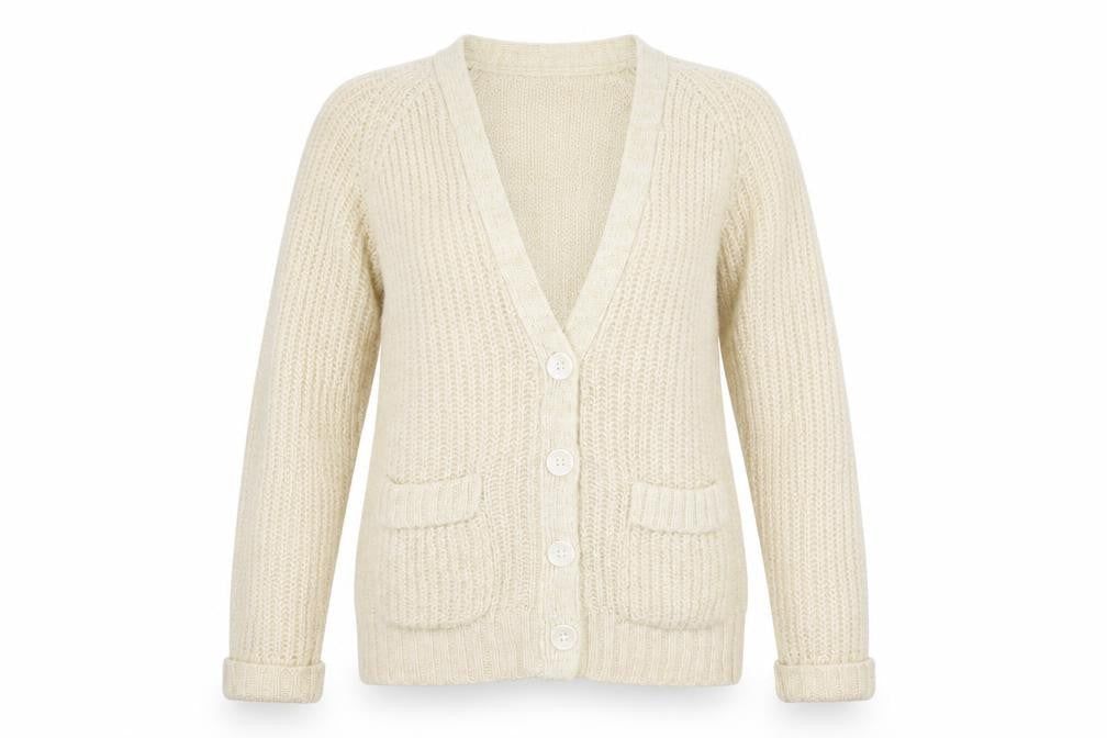 Womens UK Size 12 Atmosphere Beige Cardigan Jumper