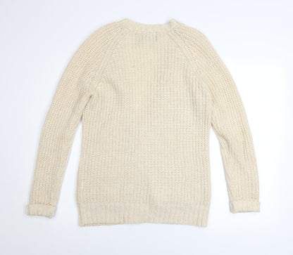 Womens UK Size 12 Atmosphere Beige Cardigan Jumper