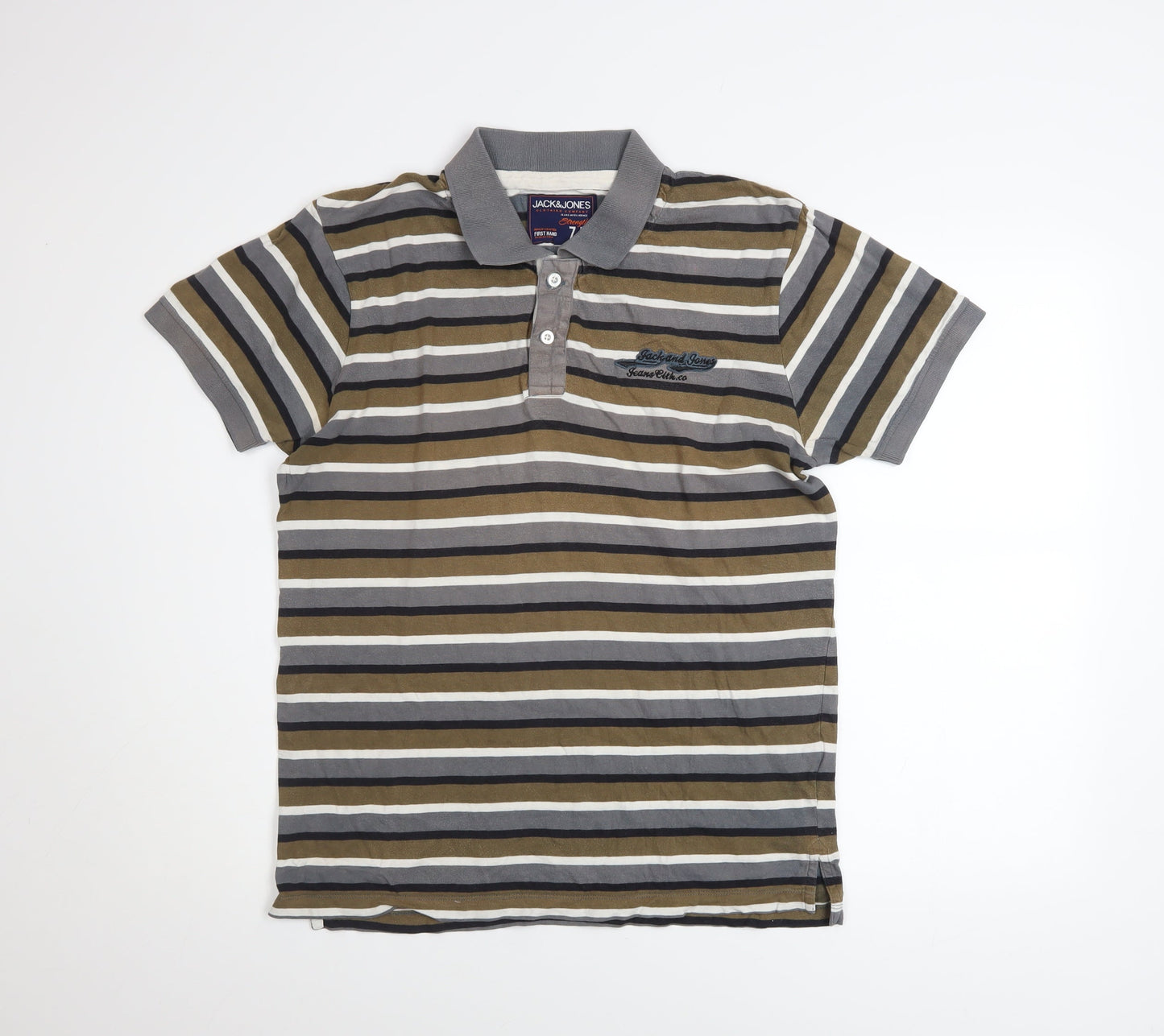 Mens UK Size L JACK & JONES Cotton Polo Shirt