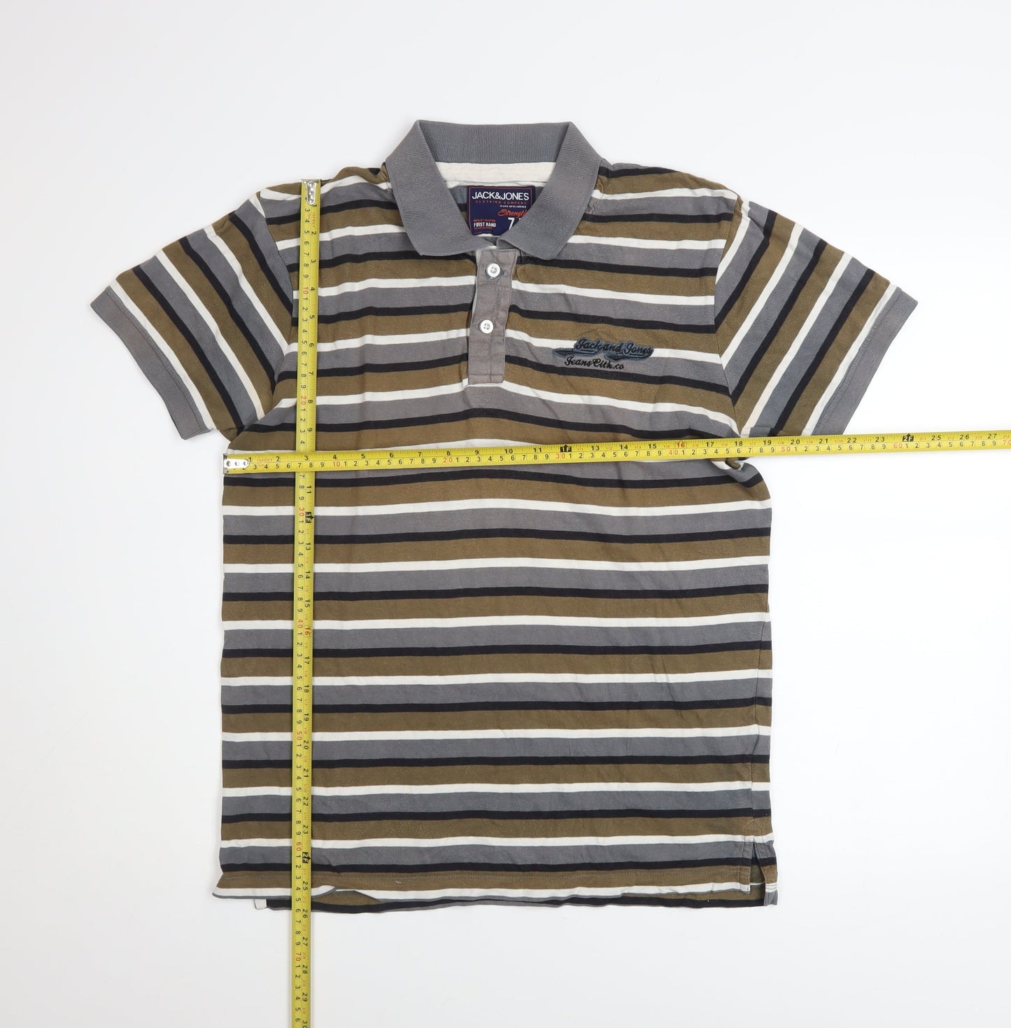 Mens UK Size L JACK & JONES Cotton Polo Shirt