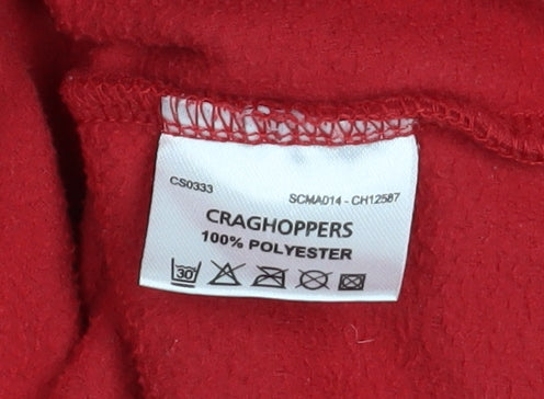 Mens UK Size L Craghoppers Red Pullover Sweatshirt