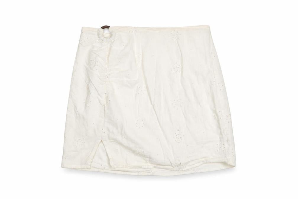 Womens UK Size M Bershka A-Line Cotton Skirt
