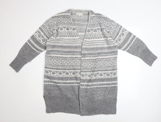 Womens UK Size M Monsoon Grey Cardigan Jumper