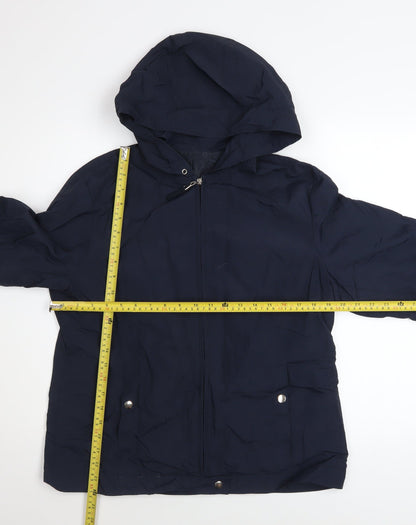Womens UK Size 14 St Bernard Blue Anorak Coat