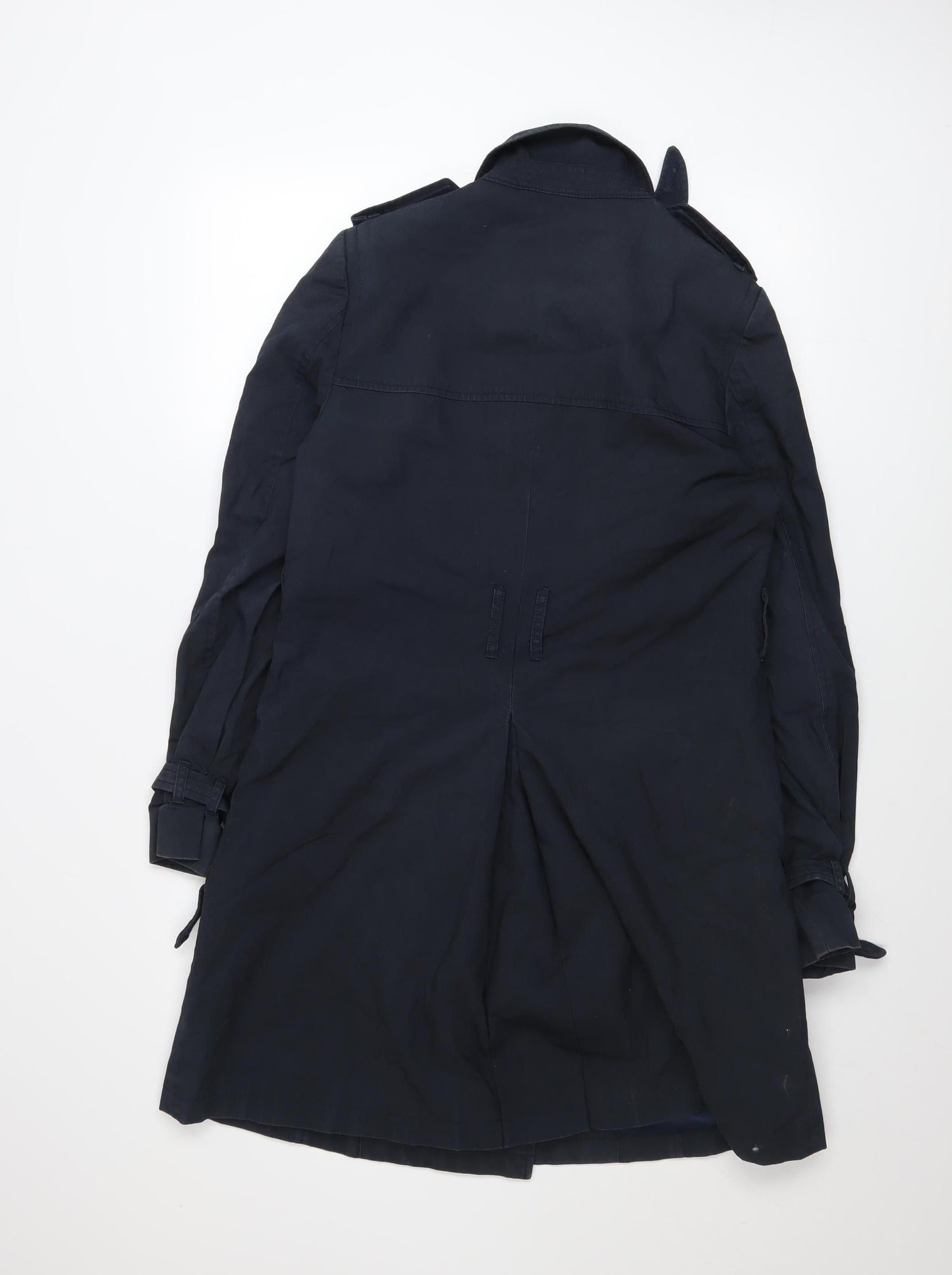 Womens UK Size 10 Jack Wills Blue Trench Coat