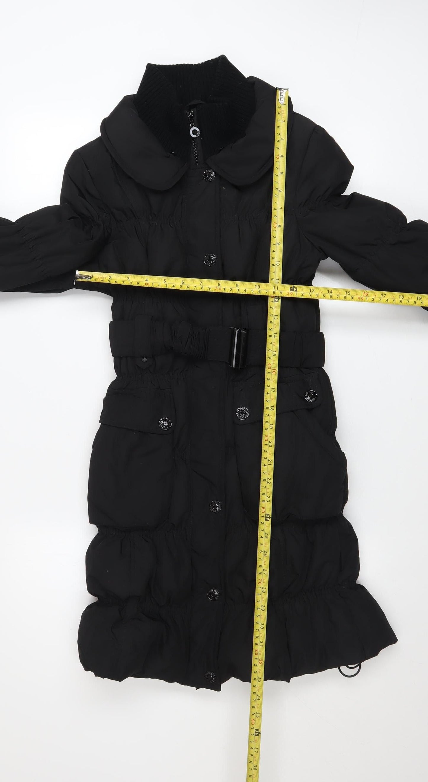 Womens UK Size 3XS Only Black Puffer Jacket