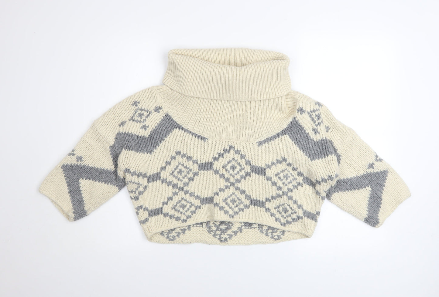 Womens UK Size S French Connection Ivory Pullover Jumper