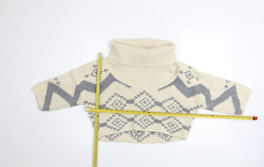 Womens UK Size S French Connection Ivory Pullover Jumper