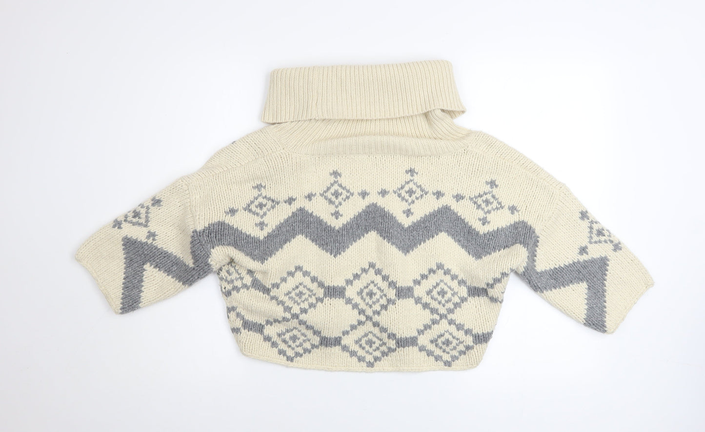 Womens UK Size S French Connection Ivory Pullover Jumper