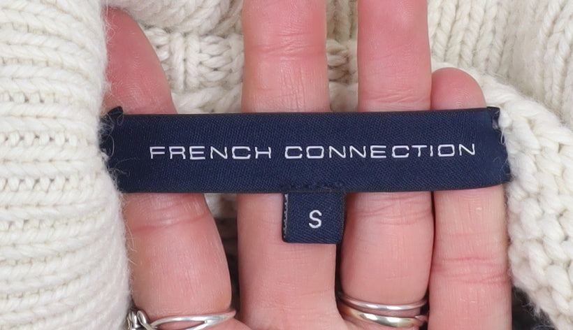 Womens UK Size S French Connection Ivory Pullover Jumper