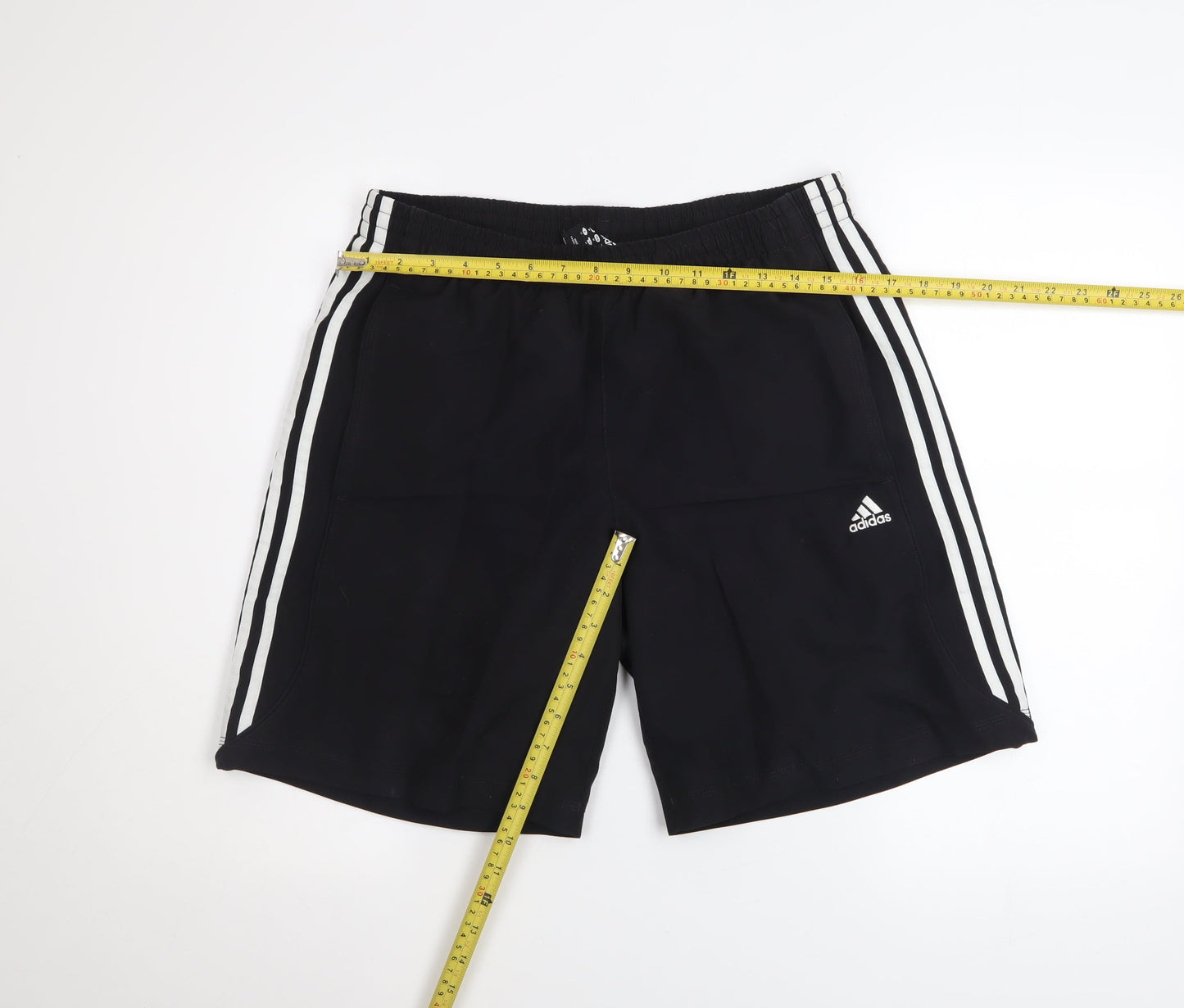 Adidas Men's Black M Athletic Shorts Polyester Breathable Essentials