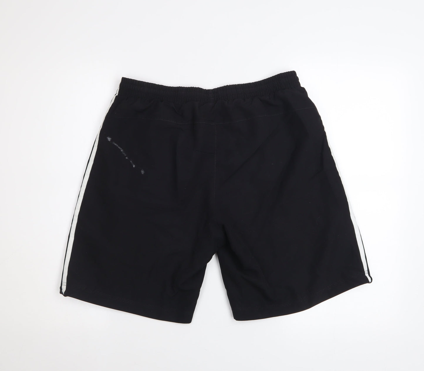 Adidas Men's Black M Athletic Shorts Polyester Breathable Essentials