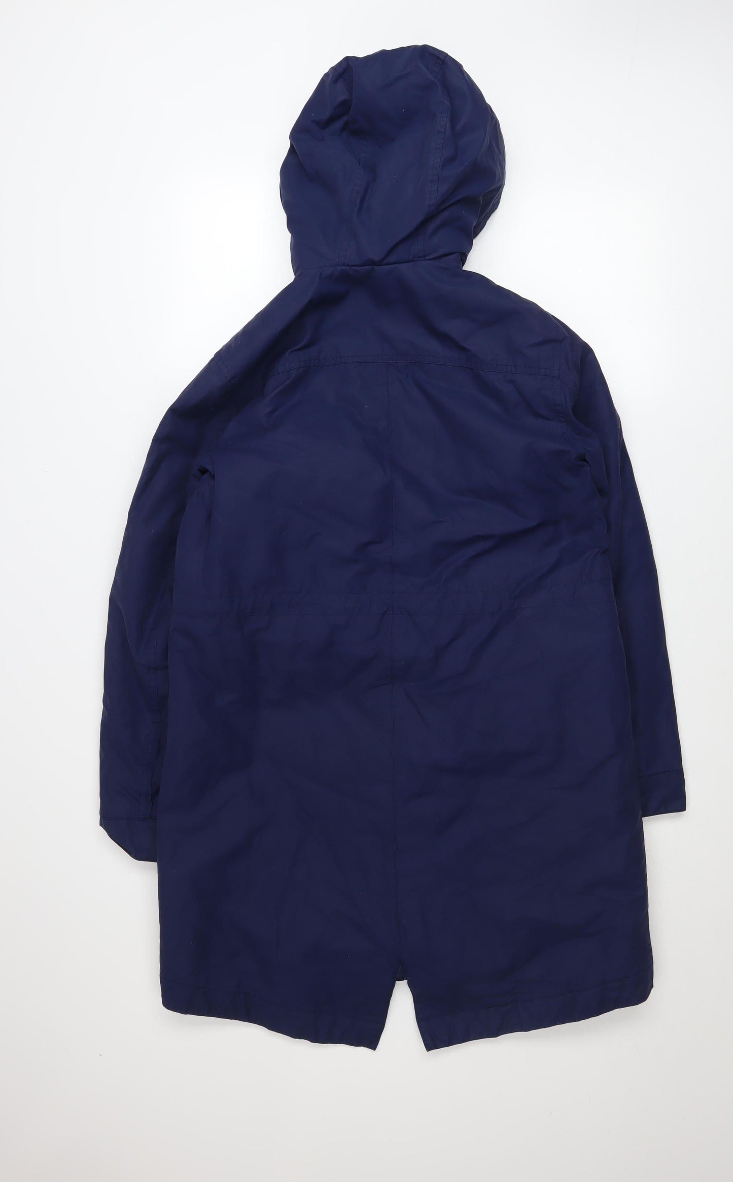 Mens UK Size S Lands' End Blue Parka Coat