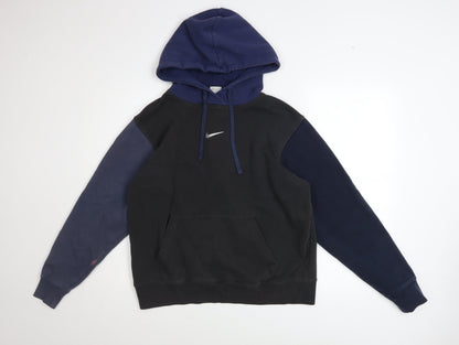 Mens UK Size M Nike Black Pullover Hoodie
