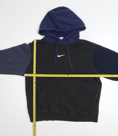 Mens UK Size M Nike Black Pullover Hoodie