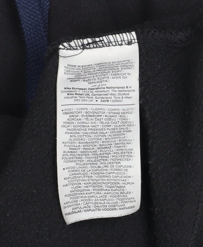 Mens UK Size M Nike Black Pullover Hoodie