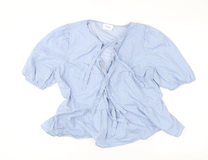 Womens UK Size 14 Savida Blue Tunic Blouse