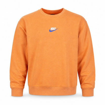 Mens UK Size M Nike Orange Pullover Sweatshirt