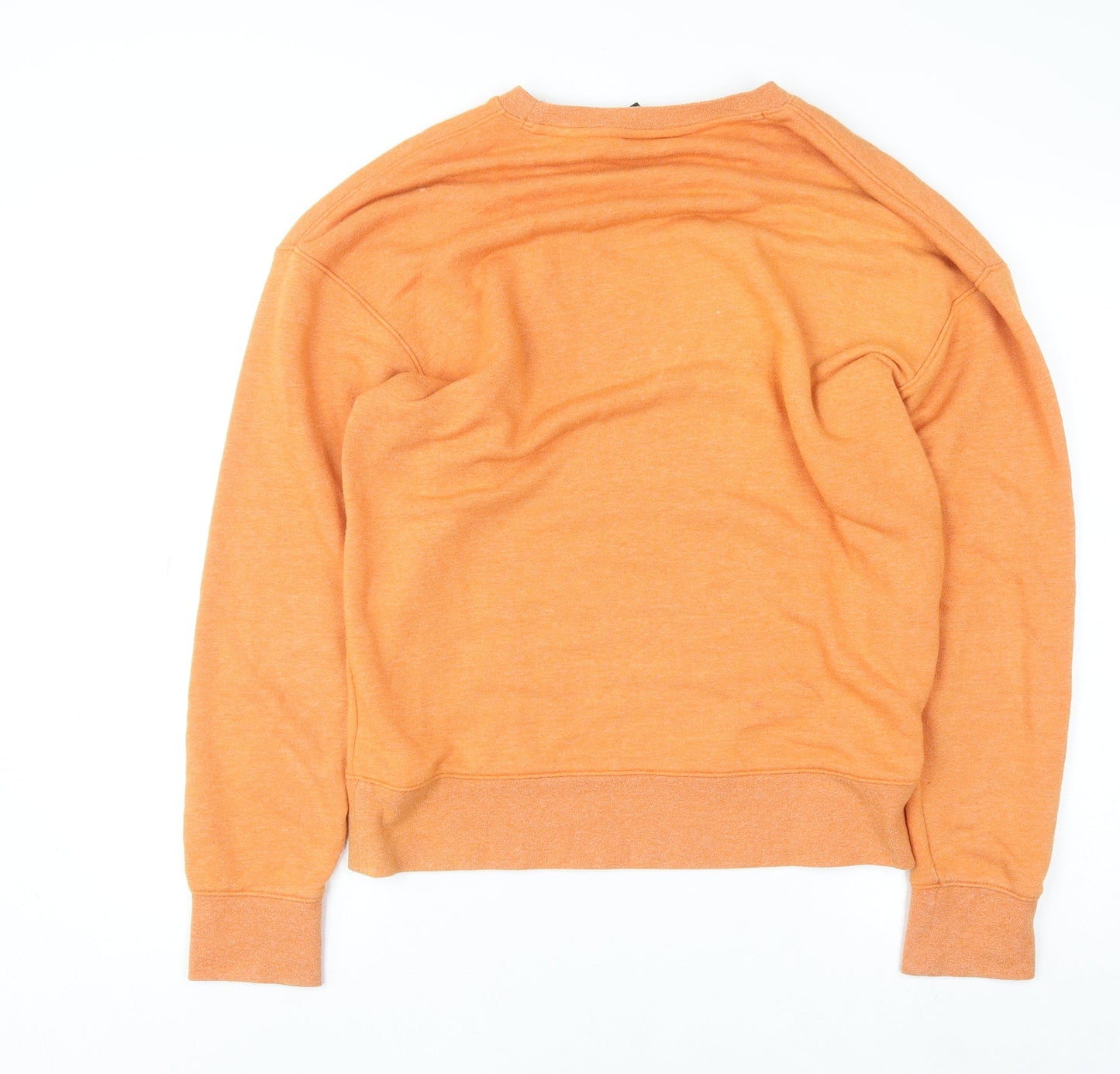 Mens UK Size M Nike Orange Pullover Sweatshirt