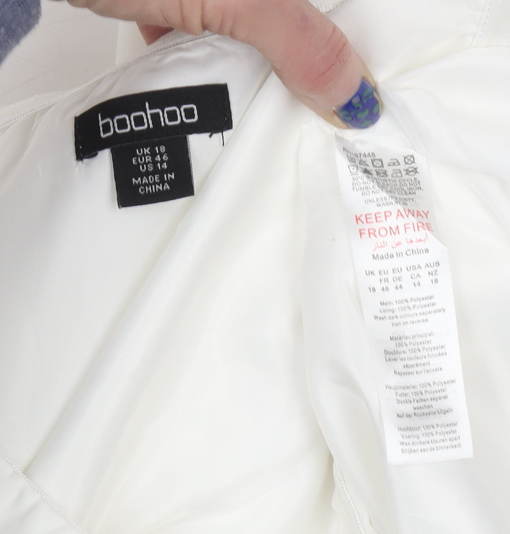 Womens UK Size 18 Boohoo Bodycon Dress