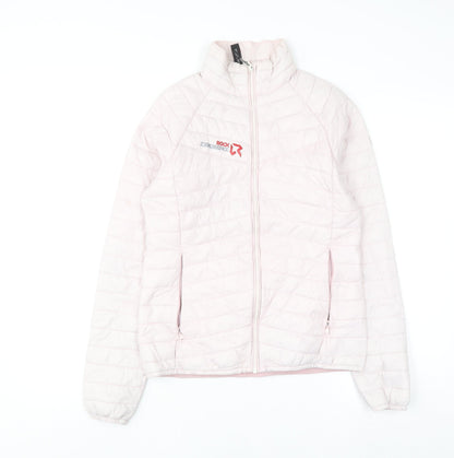 Womens UK Size S Rock Experience Pink Puffer Jacket