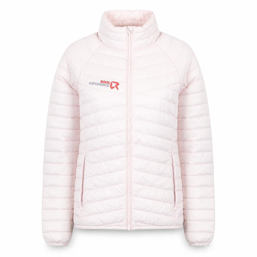 Womens UK Size S Rock Experience Pink Puffer Jacket