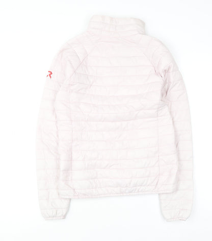Womens UK Size S Rock Experience Pink Puffer Jacket