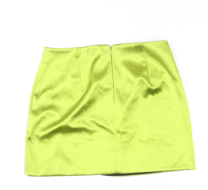 Womens UK Size 12 River Island Wrap Satin Skirt