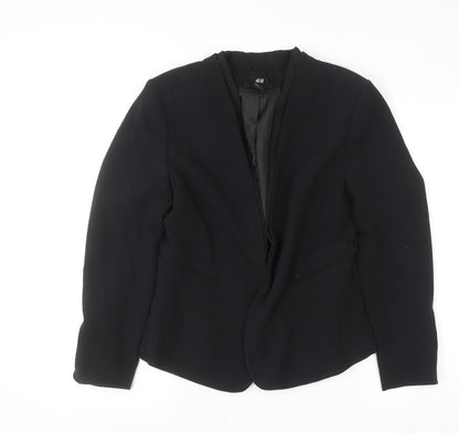 Womens UK Size 14 H&M Regular Black Blazer
