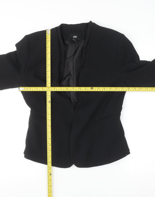 Womens UK Size 14 H&M Regular Black Blazer