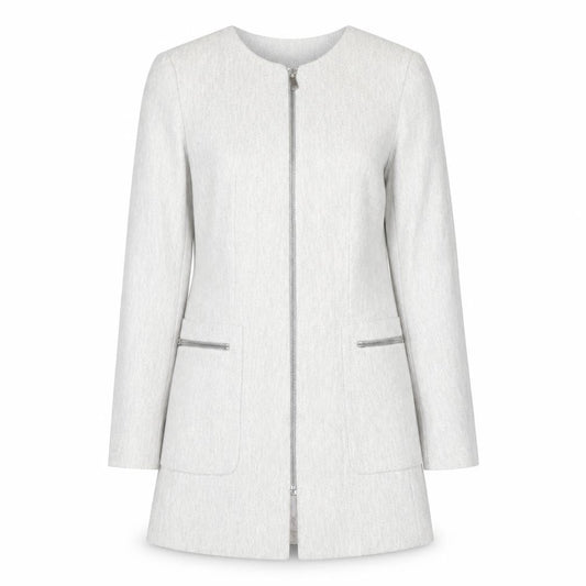 Womens UK Size S Zara Basic Grey Basic Jacket