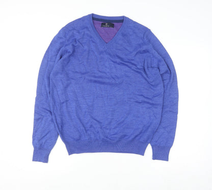 Mens UK Size M Yeats Blue Pullover Jumper