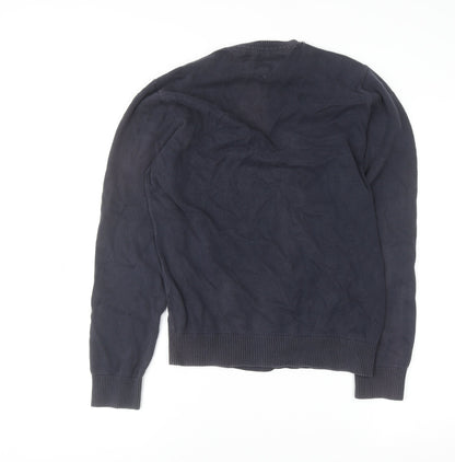 Mens UK Size S Tommy Hilfiger Blue Pullover Jumper