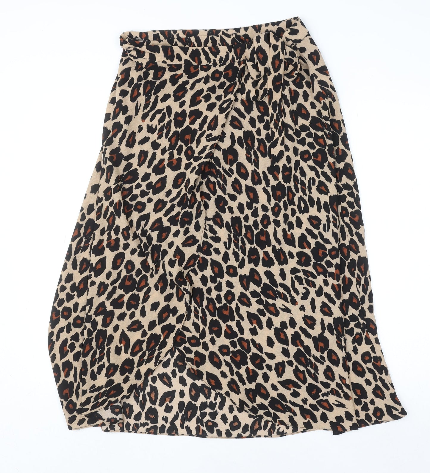 Womens UK Size 10 New Look Wrap Jersey Skirt