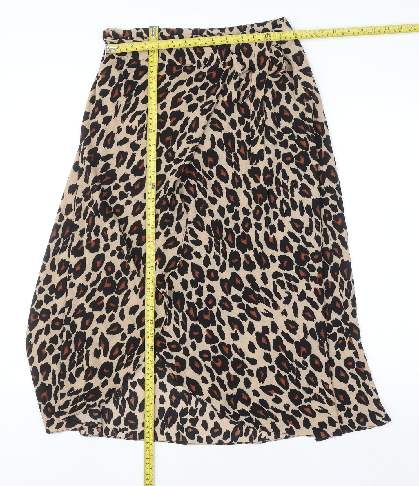 Womens UK Size 10 New Look Wrap Jersey Skirt