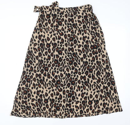 Womens UK Size 10 New Look Wrap Jersey Skirt