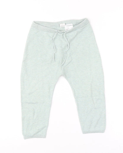 Boys UK Size 2-3 Years H&M Regular Fit Jogger Green Trousers