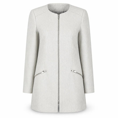 Womens UK Size 12 Zara Grey Overcoat
