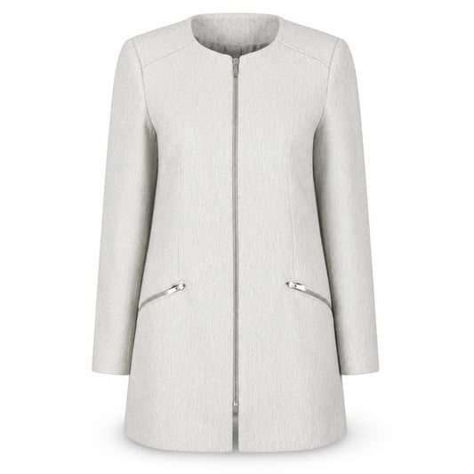 Womens UK Size 12 Zara Grey Overcoat