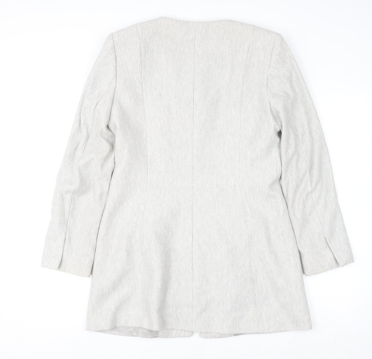 Womens UK Size 12 Zara Grey Overcoat