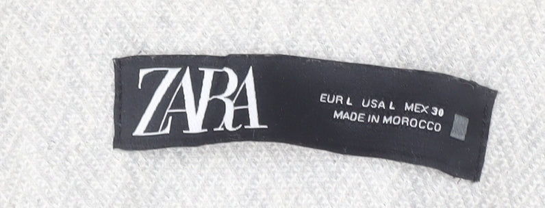 Womens UK Size 12 Zara Grey Overcoat
