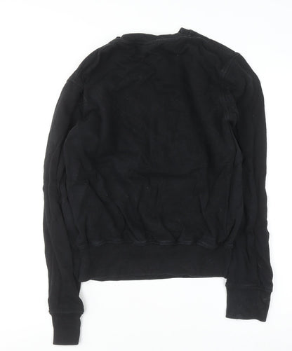 Mens UK Size S Marvel Comics Black Pullover Sweatshirt