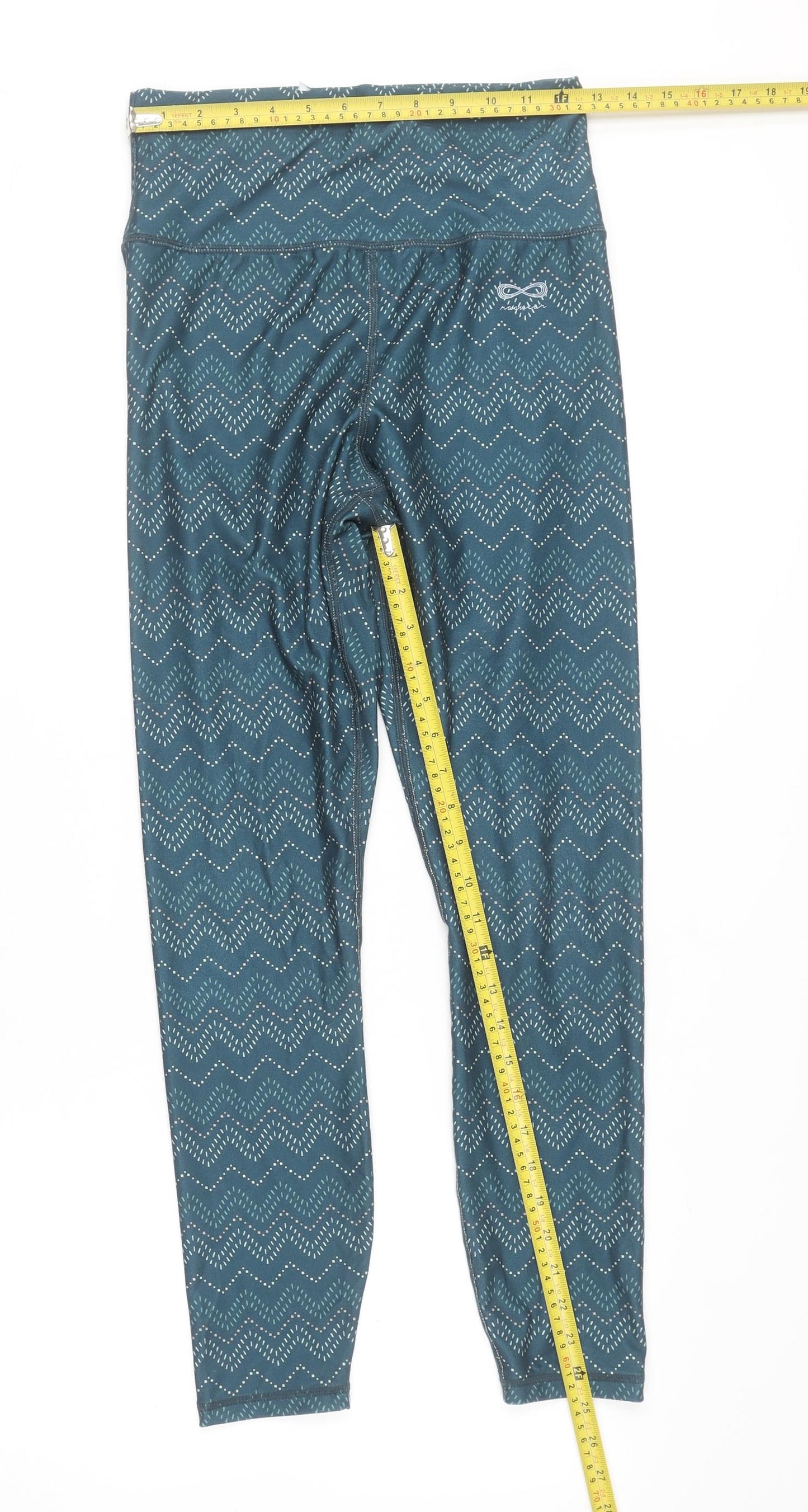 Womens UK Size S Raqwear Slim Fit Leggings Blue Leggings