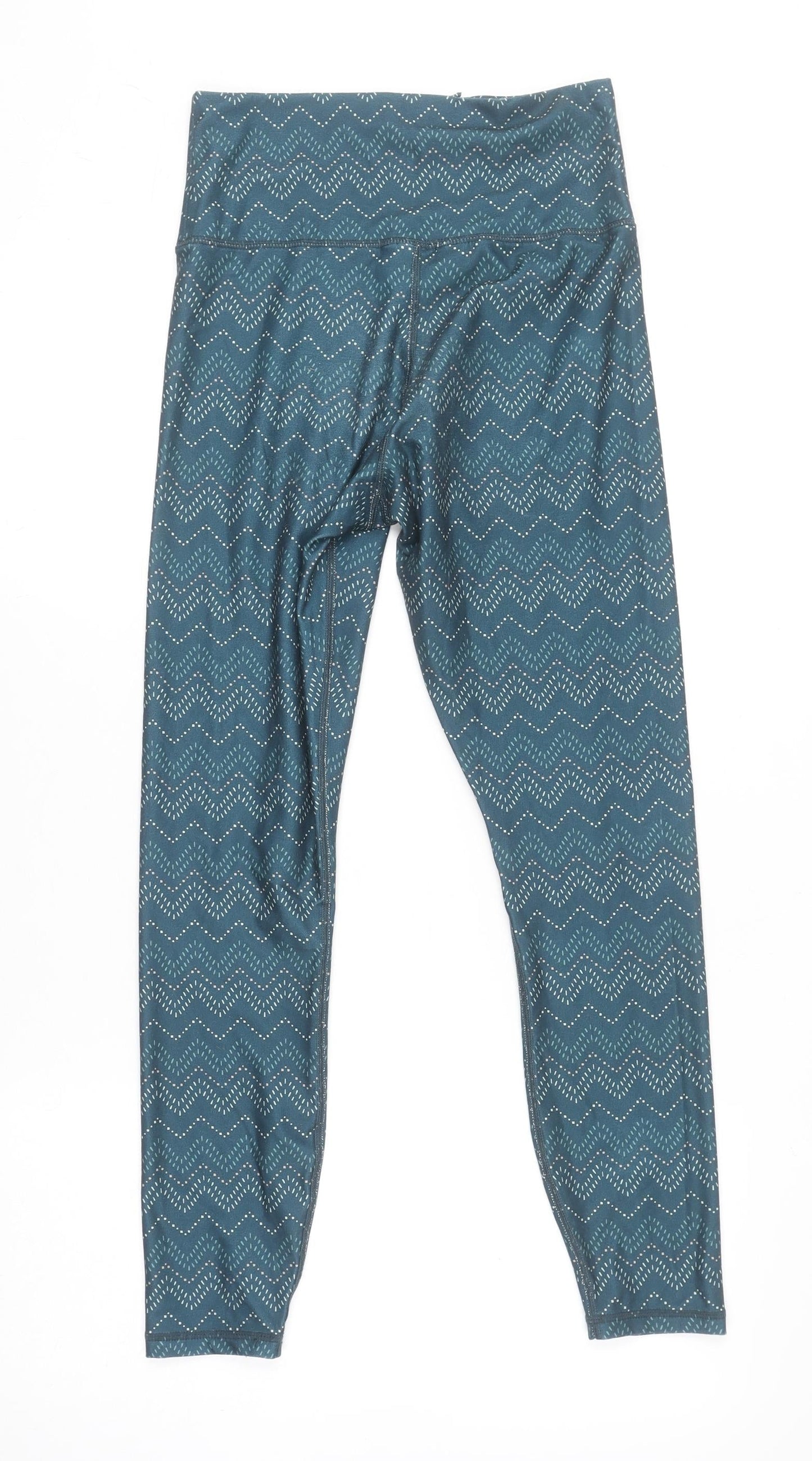 Womens UK Size S Raqwear Slim Fit Leggings Blue Leggings
