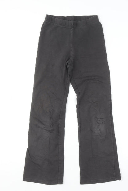 Girls UK Size 11-12 Years H&M Regular Fit Jegging Black Trousers