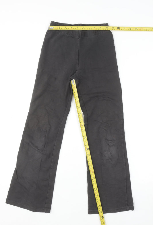 Girls UK Size 11-12 Years H&M Regular Fit Jegging Black Trousers