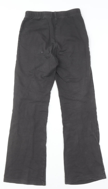 Girls UK Size 11-12 Years H&M Regular Fit Jegging Black Trousers